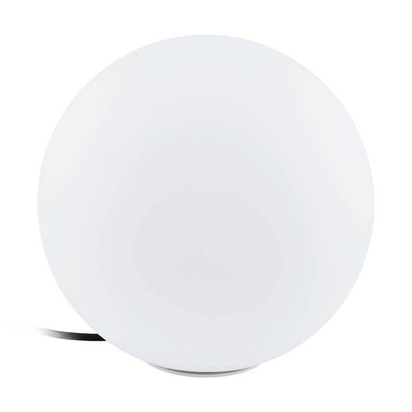 Monterollo 300mm White Globe IP65 Exterior Floor Light
