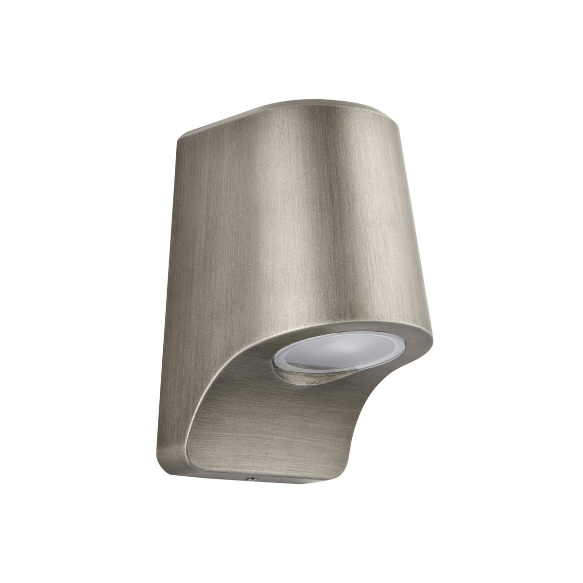 Beam IP44 LED Down Wall Light in Brushed Silver