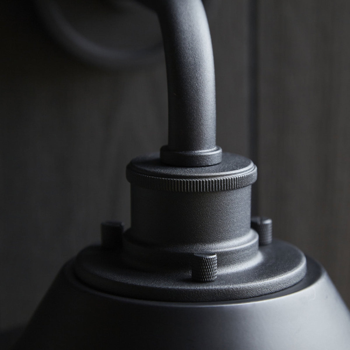 Lloyd IP44 Caged Wall Light in Matt Black