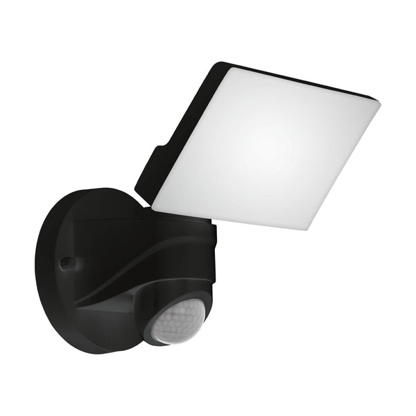 Pagino LED PIR Sensor Outdoor Wall Light in Black
