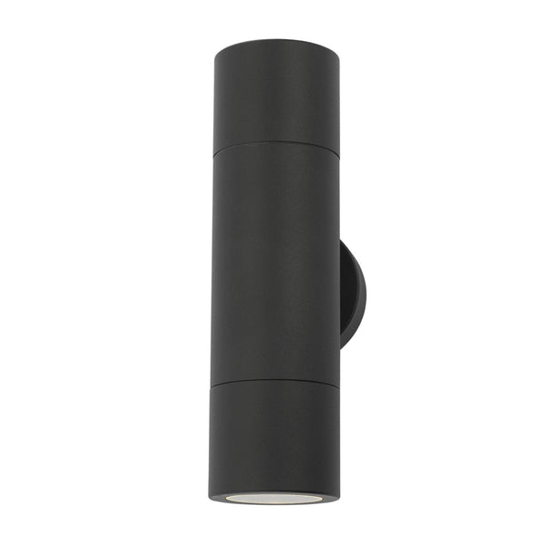Ortega IP65 Exterior Twin Wall Light In Matt Black