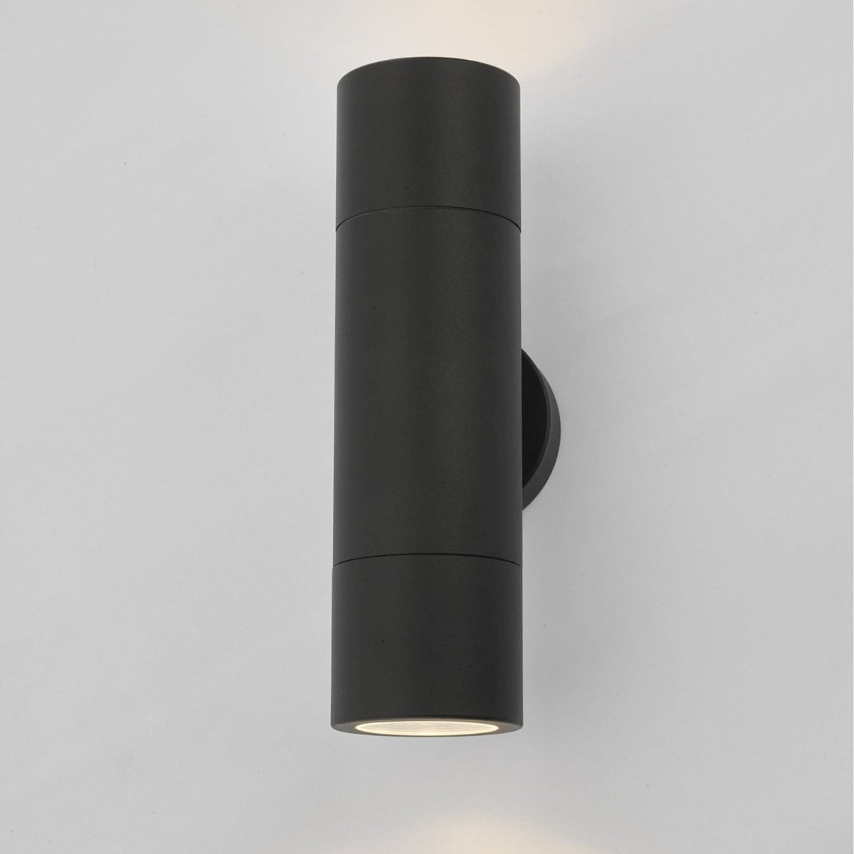 Ortega IP65 Exterior Twin Wall Light In Matt Black
