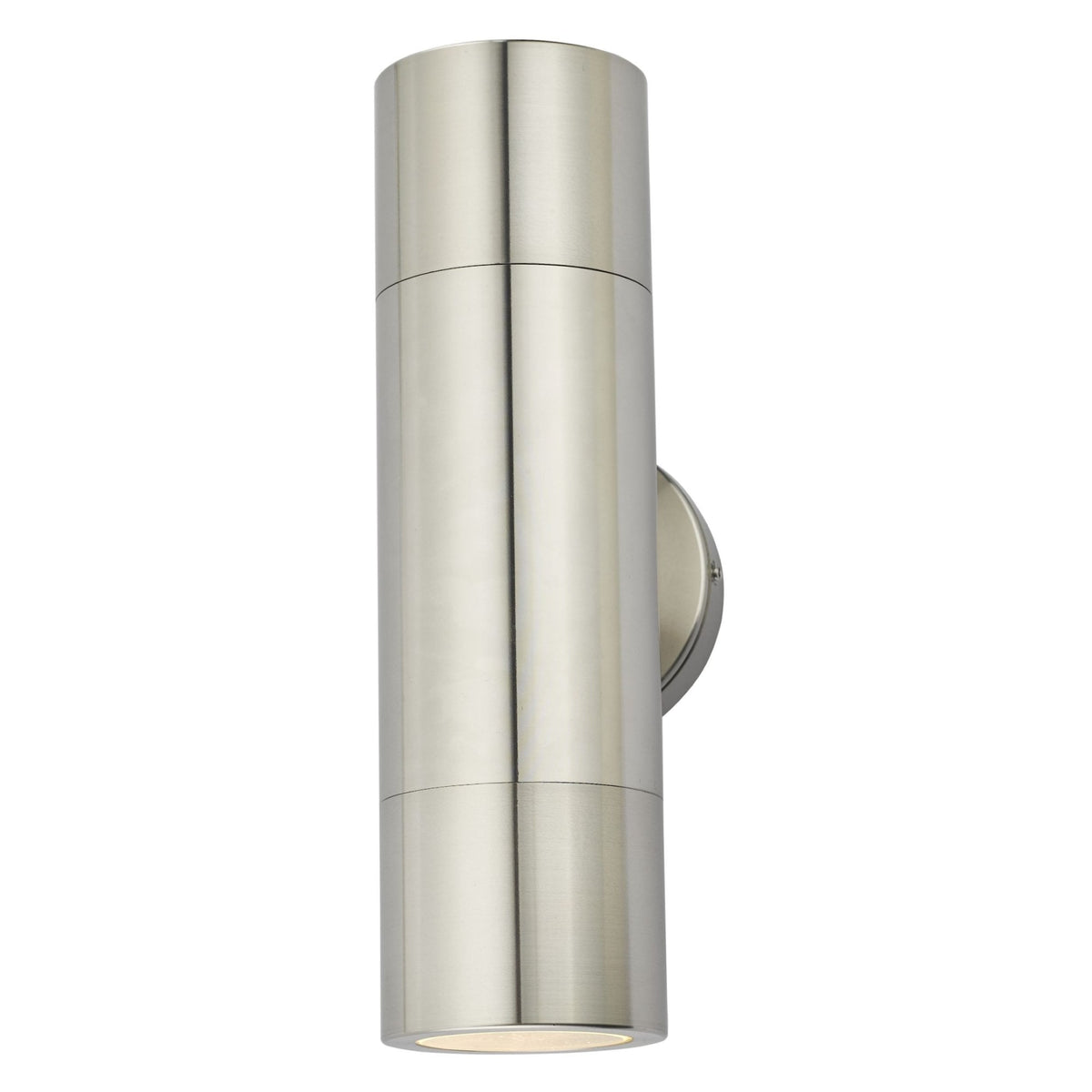 Ortega IP65 Exterior Twin Wall Light In Brushed Aluminium