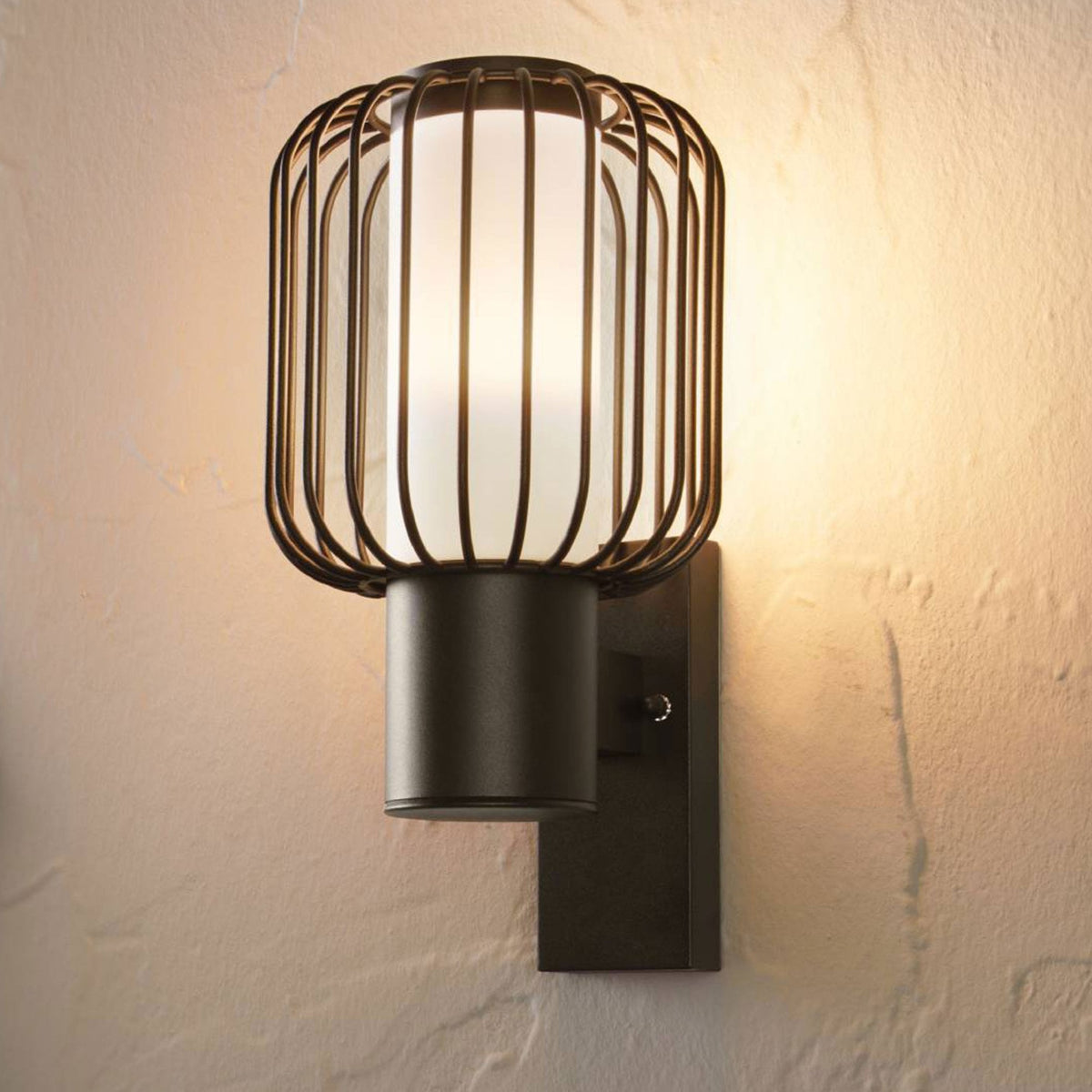 Ravello IP44 Exterior Wall Light in Black
