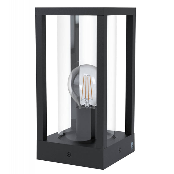 Cascinetta IP54 Exterior Pedestal Light in Black