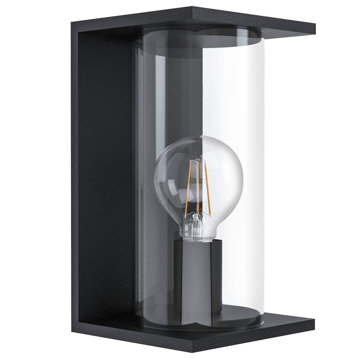 Cascinetta IP54 Exterior Wall Light in Black