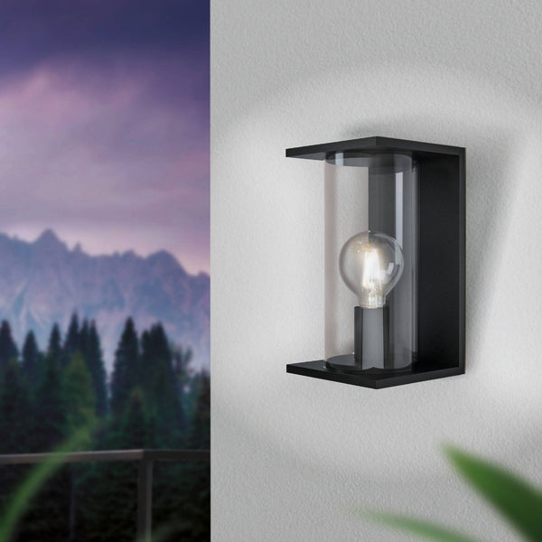 Cascinetta IP54 Exterior Wall Light in Black
