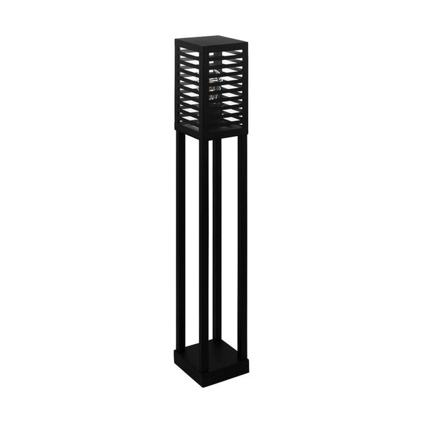 Alamonte 3 IP44 Floor Post Light in Black