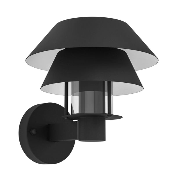 Chiappera IP44 Exterior Wall Light in Black