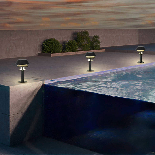 Chiappera IP65 Pedestal Light in Black