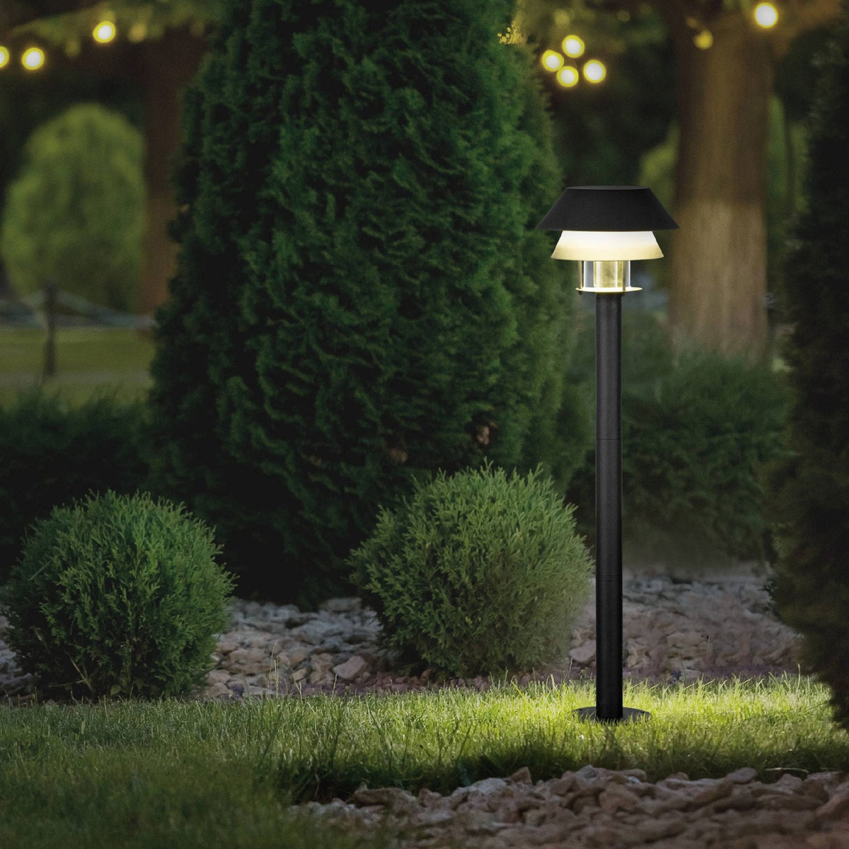Chiappera IP65 Post Bollard Light in Black