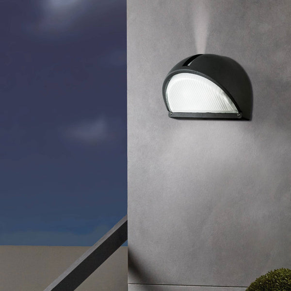 Onja IP44 Outdoor Wall Light in Black