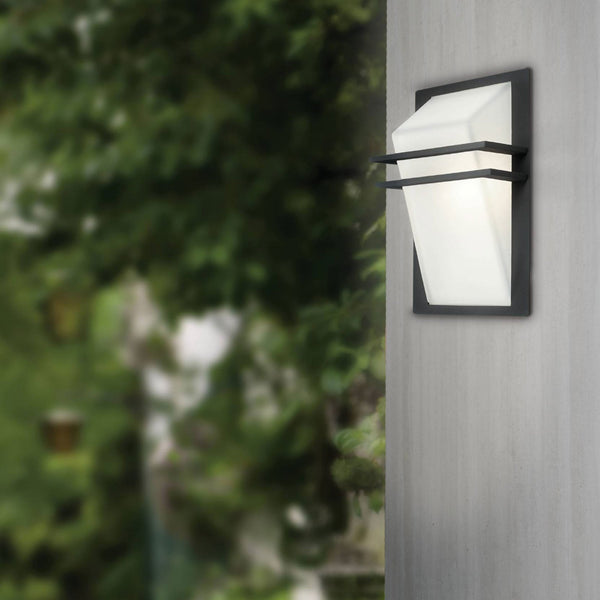 Park IP44 Exterior Wall Light in Anthracite