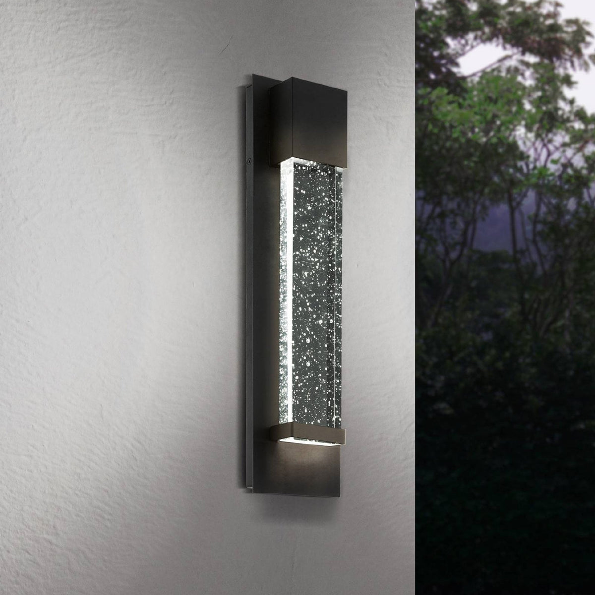 Villagrazia 300 LED Outdoor Wall Light with Bubbled Glass