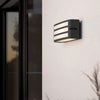 Camarda Slatted IP54 Exterior Wall Light in Anthracite