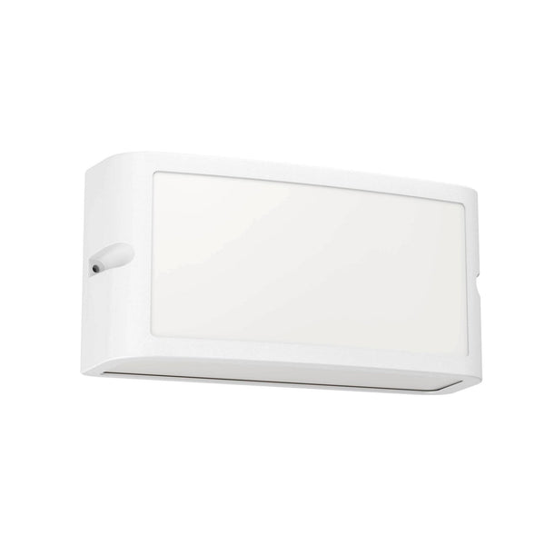 Camarda LED IP54 Exterior Wall Light in White