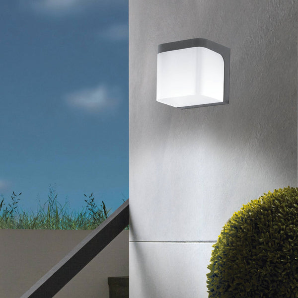 Jorba IP44 LED Outdoor Wall Light in Anthracite