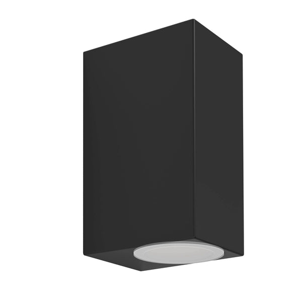 Jabaga IP44 Exterior GU10 Up & Down Wall Light in Black