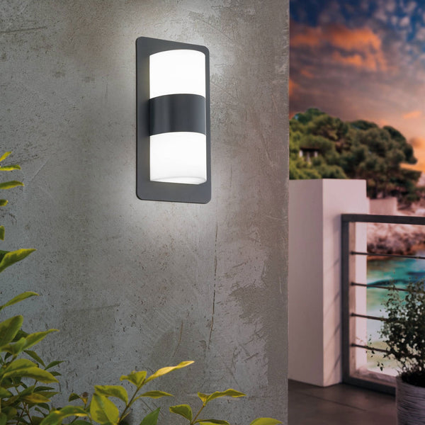 Cistierna IP44 Exterior Wall Light in Anthracite