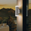 Riga LED Exterior Up and Down Stainless Steel Wall Light