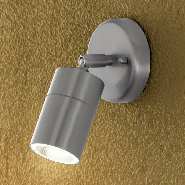 Stockholm LED IP44 Exterior Stainless Steel Wall Light