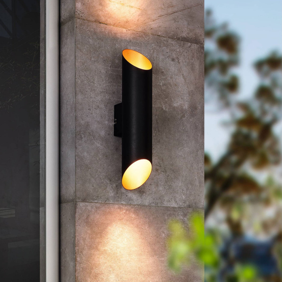 Agolada Outdoor IP44 LED Wall Light Copper