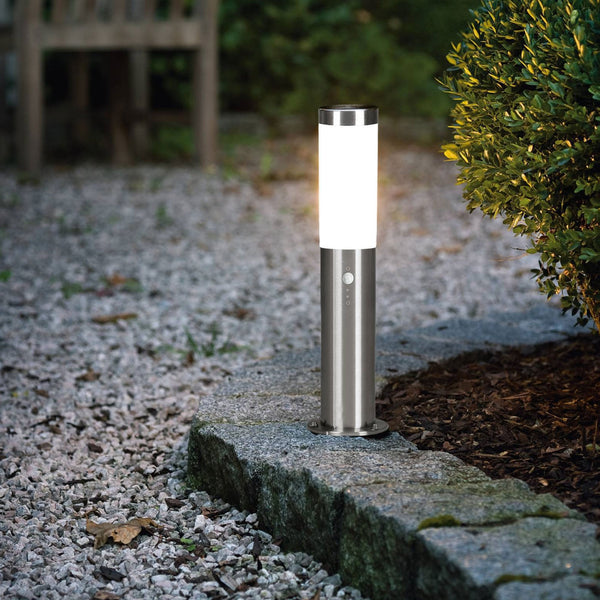 Helsinki Exterior PIR Pedestal Light