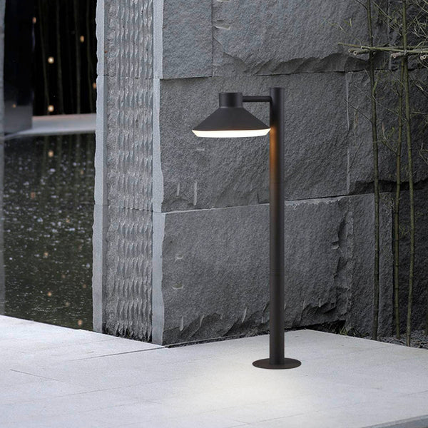 Ninnarella IP44 Exterior GU10 Pedestal Light in Black & White