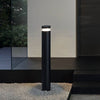 Melzo LED IP44 Outdoor Post Light in Black