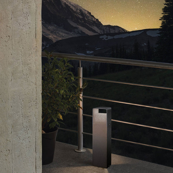 Doninni 1 IP65 LED Pedestal Light in Anthracite