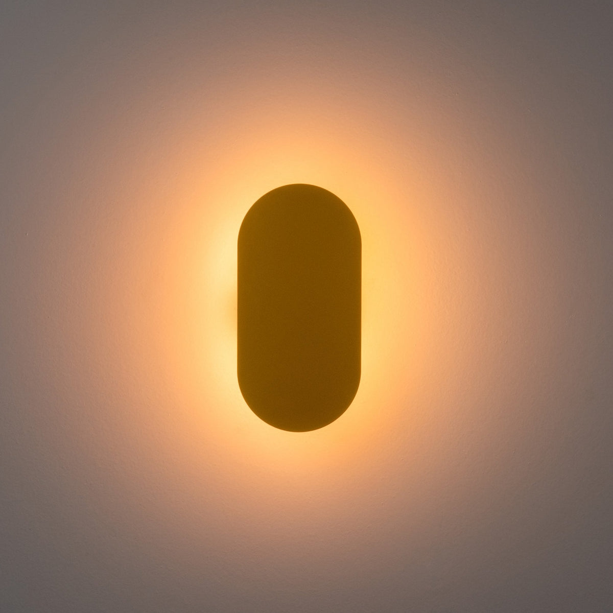 Dida Mini 1.5w LED Outdoor IP44 Wall Light in Yellow