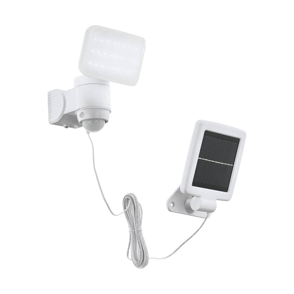 Casabas Solar PIR Motion Sensor Outdoor LED Light in White
