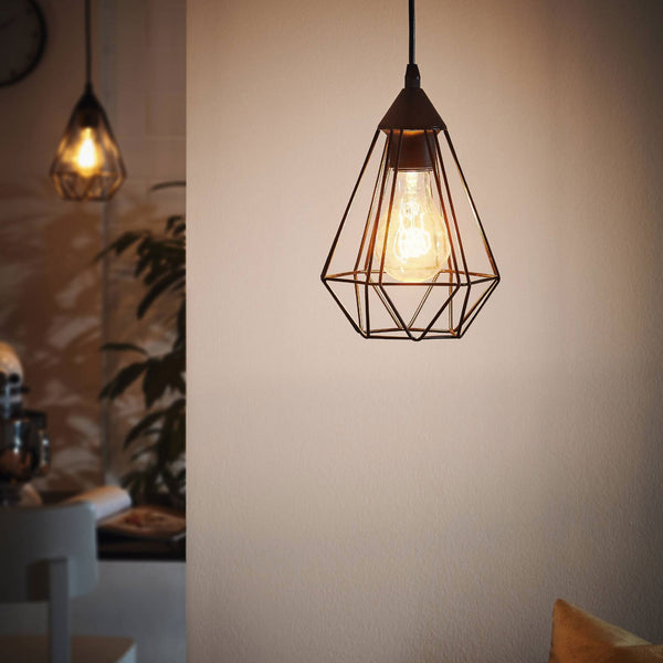 Tarbes Black Cage Breakfast Bar Pendant Light