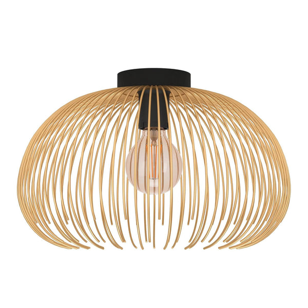 Venezuela Ceiling Light in Black and Gold