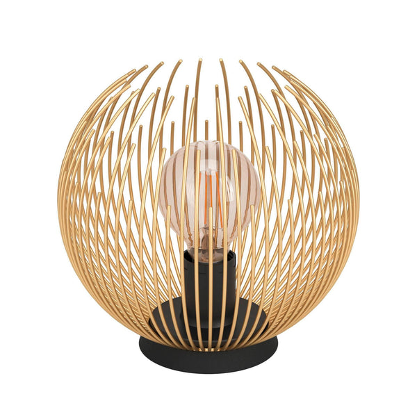 Venezuela Table Lamp in Black and Gold