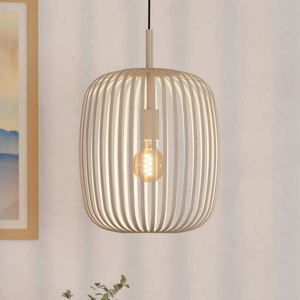 Romazzina Single Steel Pendant in a Sandy Finish