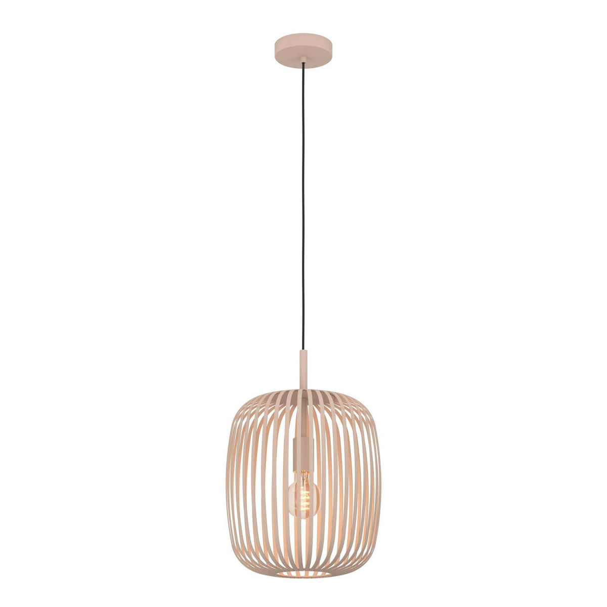 Romazzina Single Steel Pendant in a Sandy Finish