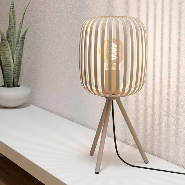 Romazzina Steel Tripod Table Lamp in a Sandy Finish