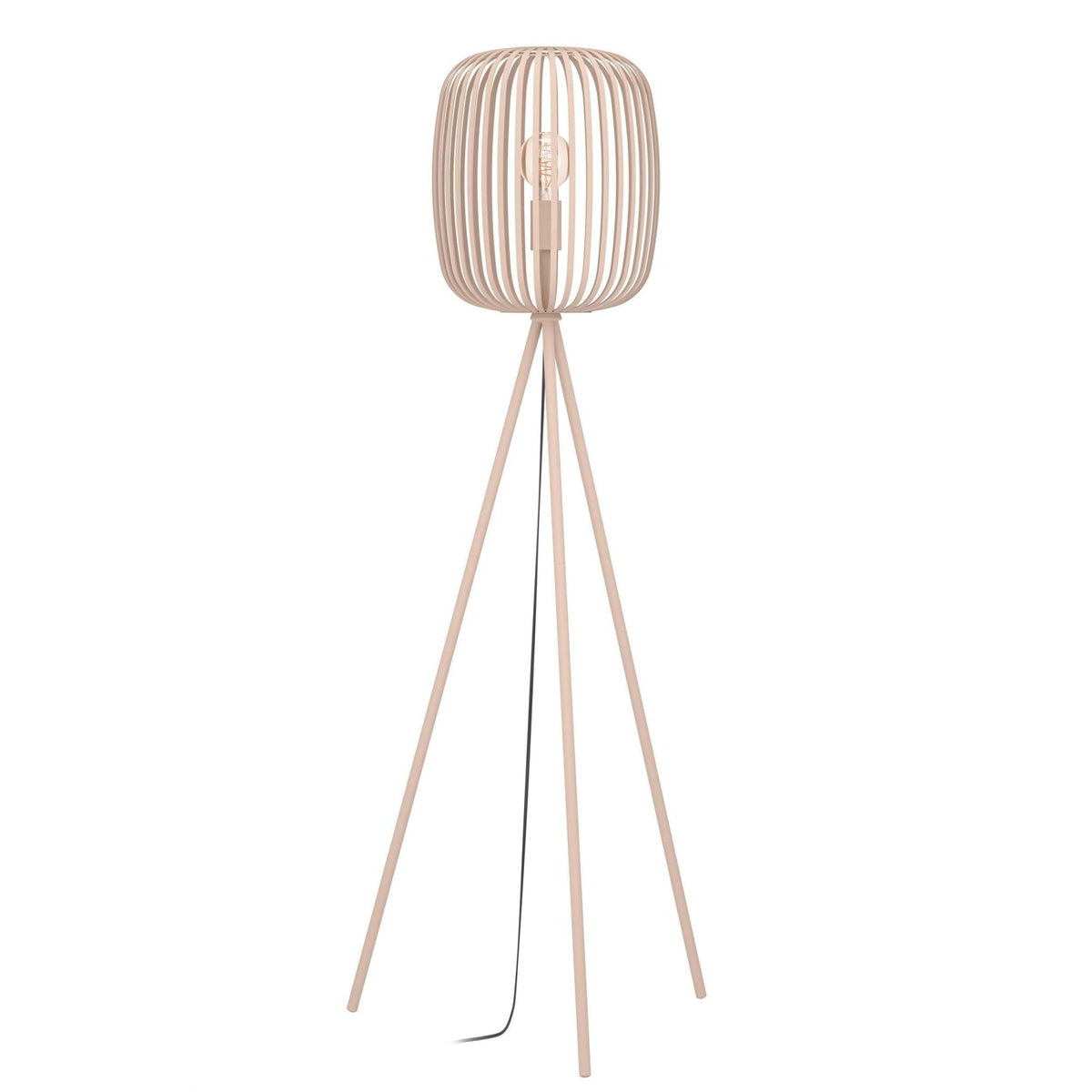 Romazzina Steel Tripod Floor Lamp in a Sandy Finish
