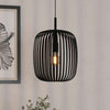 Romazzina Single Steel Pendant in a Black Finish