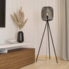 Romazzina Steel Tripod Floor Lamp in a Black Finish
