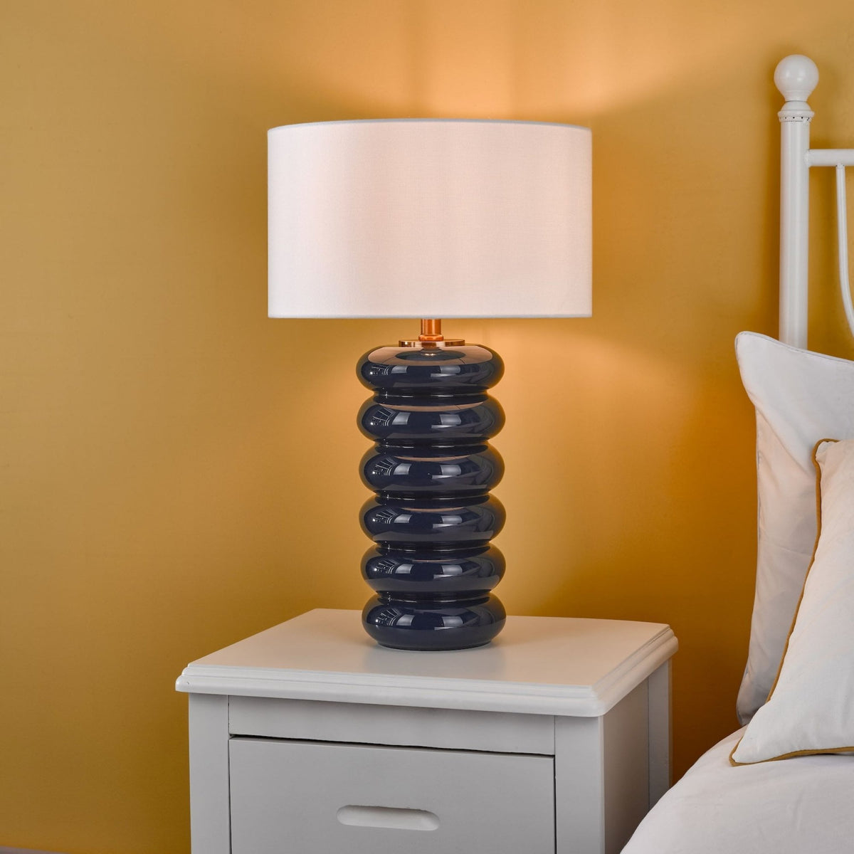 Niamh Blue Glass Table Lamp (Base Only)