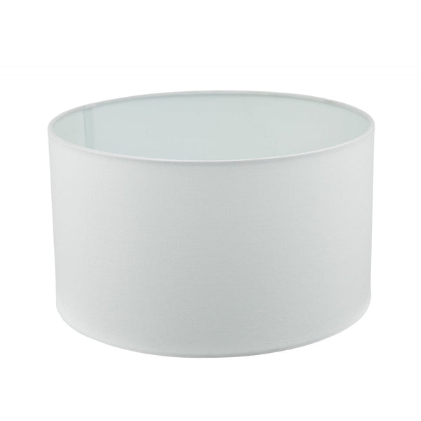 Pyramid 35cm Linen Drum Shade In White