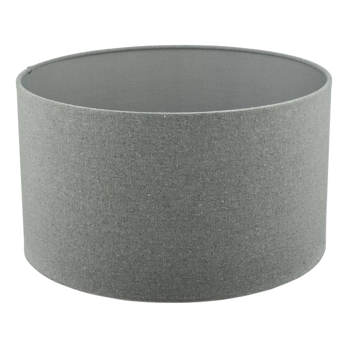 Pyramid 35cm Linen Drum Shade In Grey