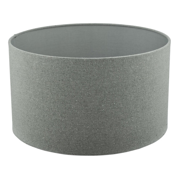 Pyramid 35cm Linen Drum Shade In Grey