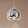Rocamar Chrome and Glass Single Pendant