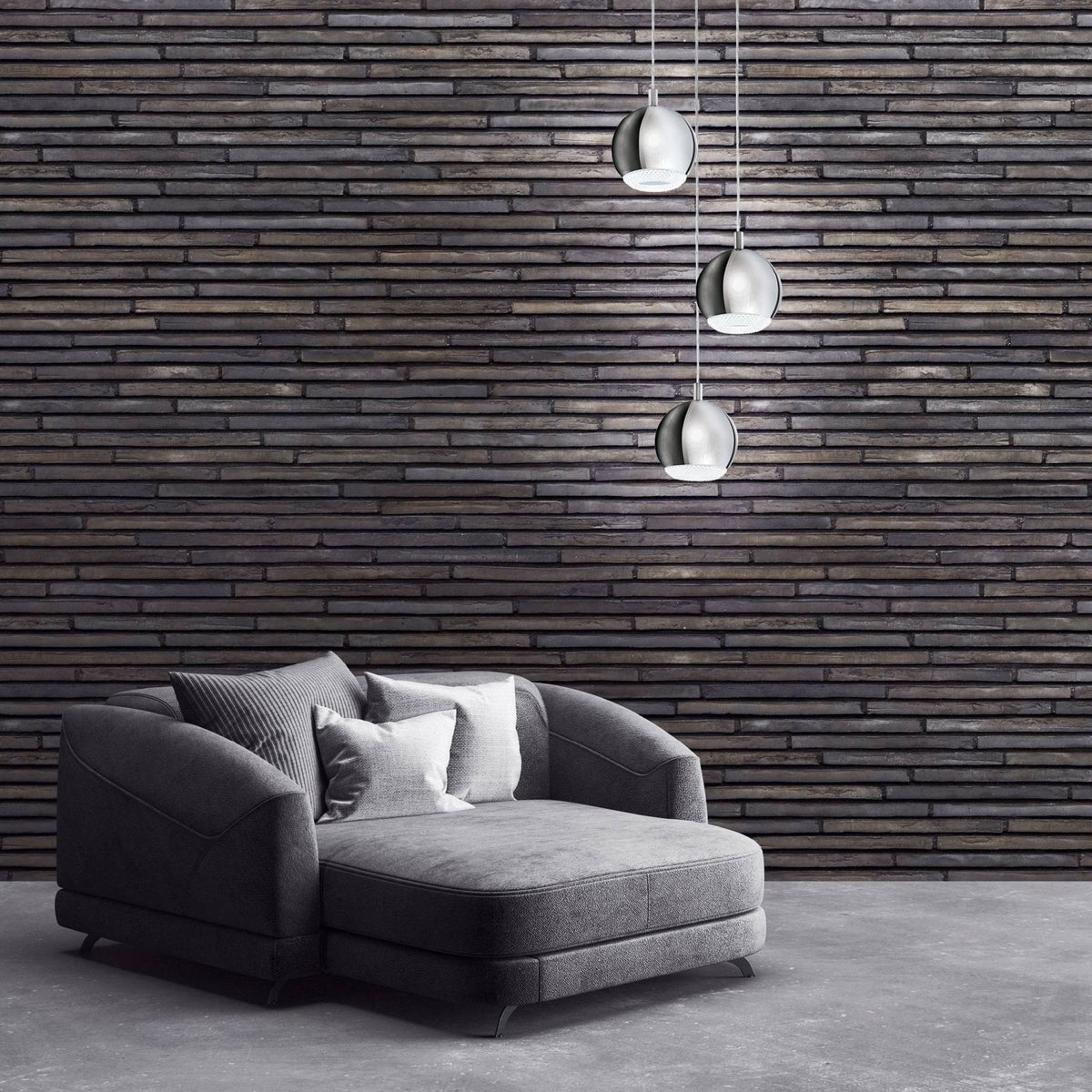 Conessa Three Drop Pendant in Chrome