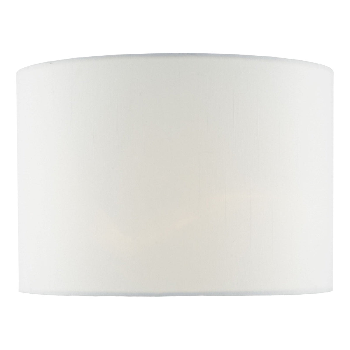 Ciara 33cm Linen Drum Shade In White