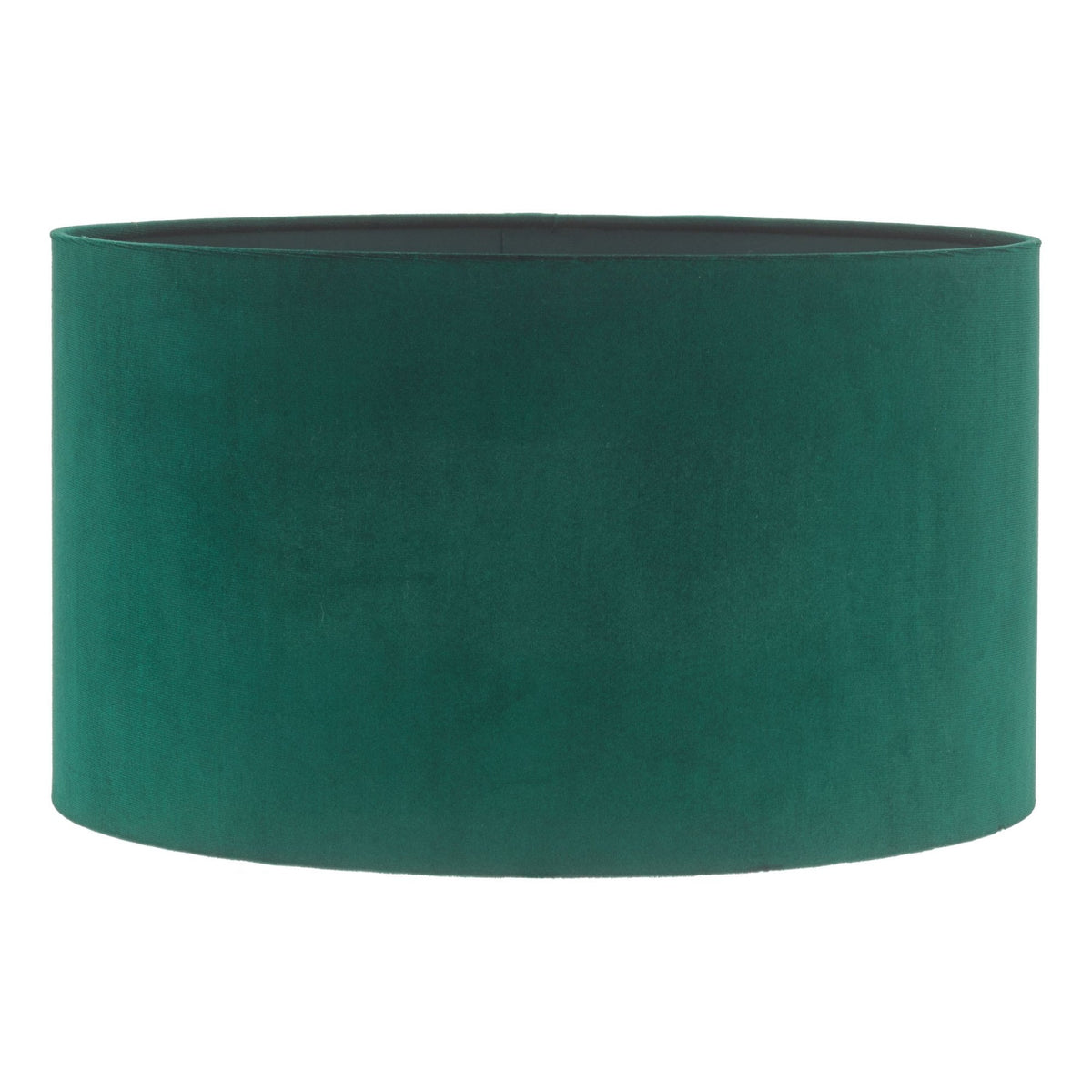 Akavia 35cm Velvet Drum Shade In Green