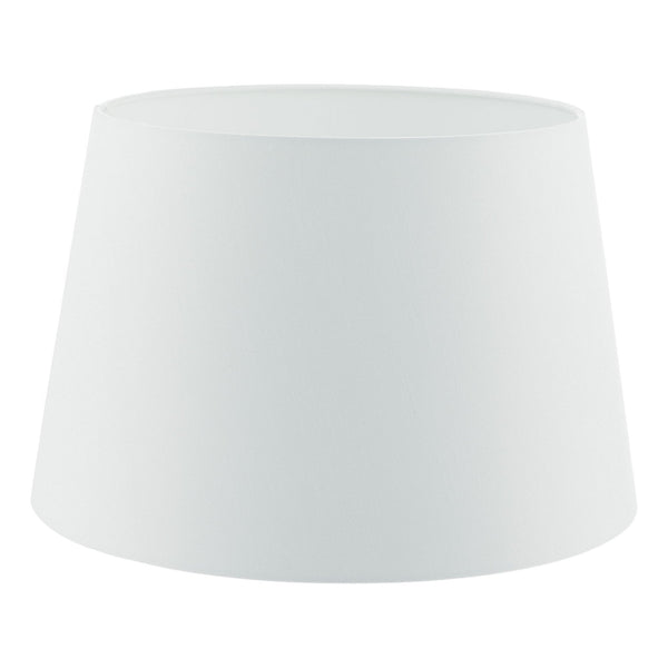 Cezanne 35cm Faux Silk Tapered Drum Shade In Ivory